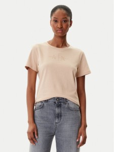 Armani Exchange T-Shirt XW001366 AF10356 U1051 Beżowy Regular Fit