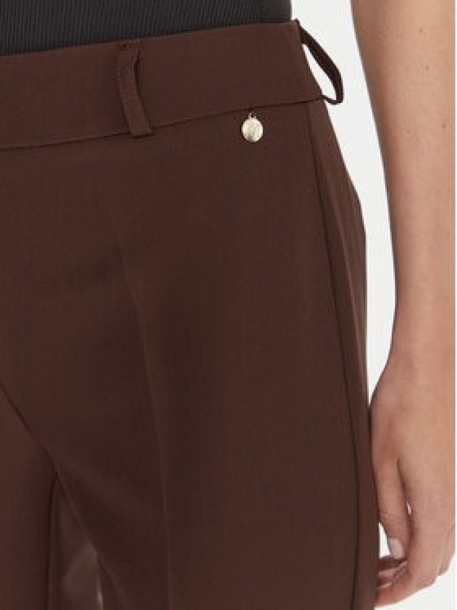 Maryley Spodnie materiałowe 25IB52Z/M17/43CO Brązowy Regular Fit