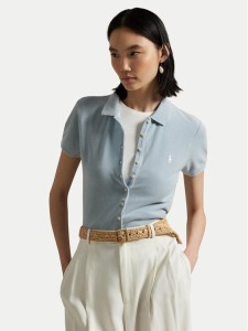 Polo Ralph Lauren Polo 211965095003 Błękitny Slim Fit