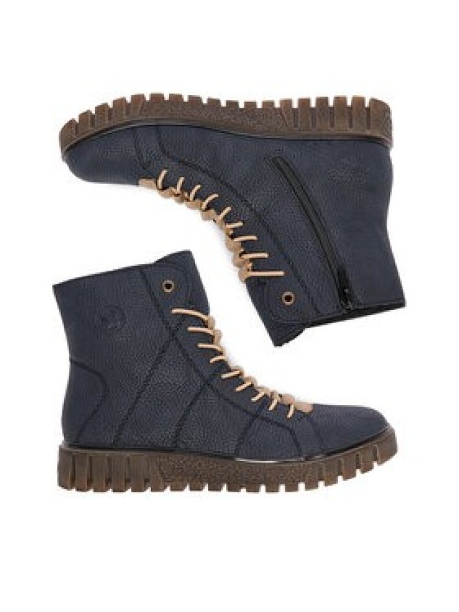 Rieker Trzewiki CEO-Y3420-14 Granatowy