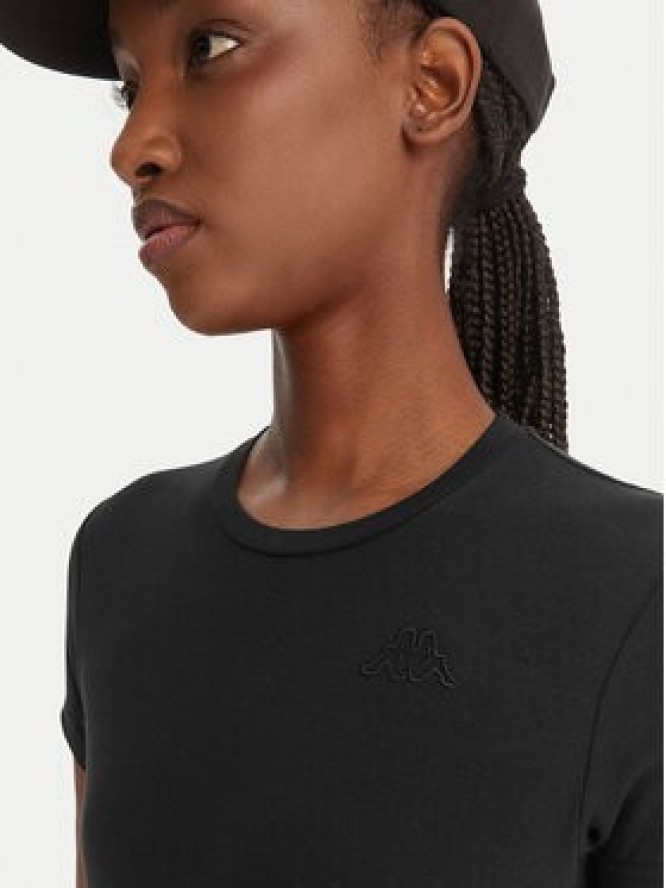 Kappa Sukienka codzienna Iclisia 332D7PW Czarny Slim Fit