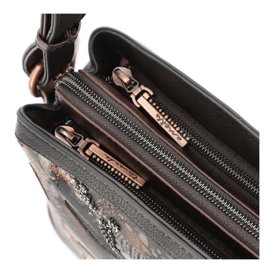 Brązowa Designerska Damska Torebka Anekke Premium