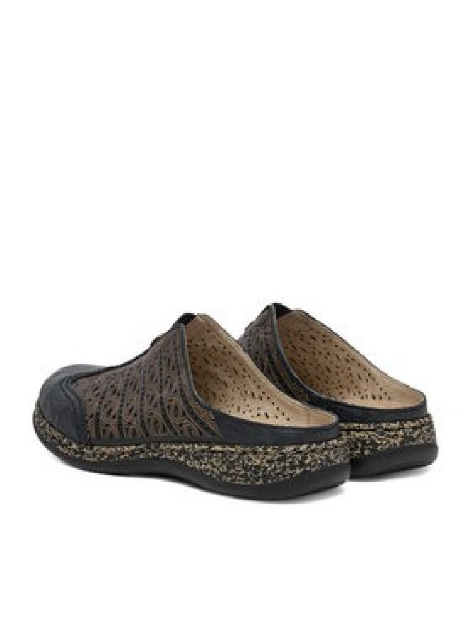 Rieker Klapki CEO-46376-14 Granatowy