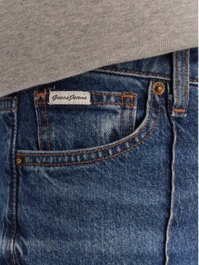 Guess Jeans Jeansy W6RA0R D6334 Niebieski Wide Leg