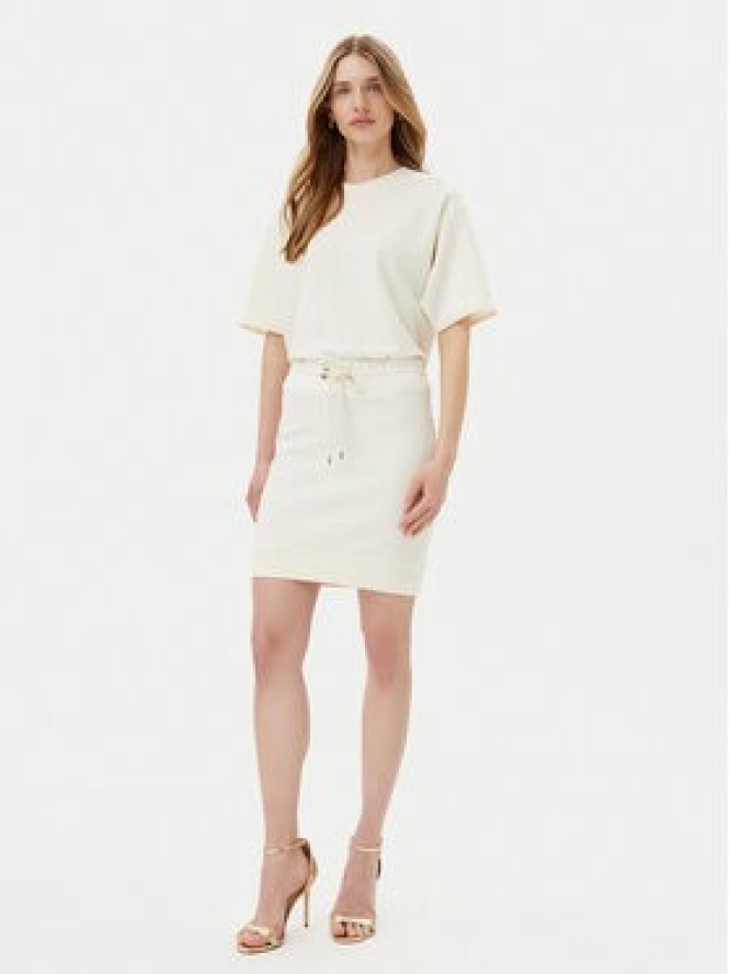 JOOP! Spódnica dresowa 58 252JE58Tiara 30046242 Écru Regular Fit