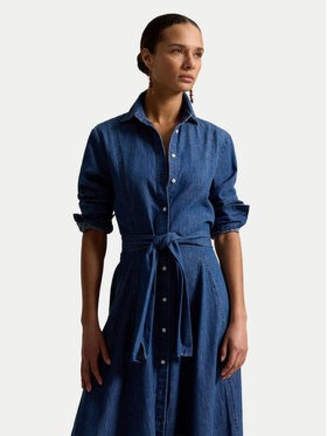 Polo Ralph Lauren Sukienka jeansowa 211B23998001 Niebieski Regular Fit