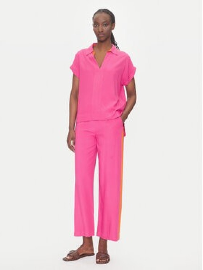 LOLA CASADEMUNT Bluzka LS2515027 Różowy Regular Fit