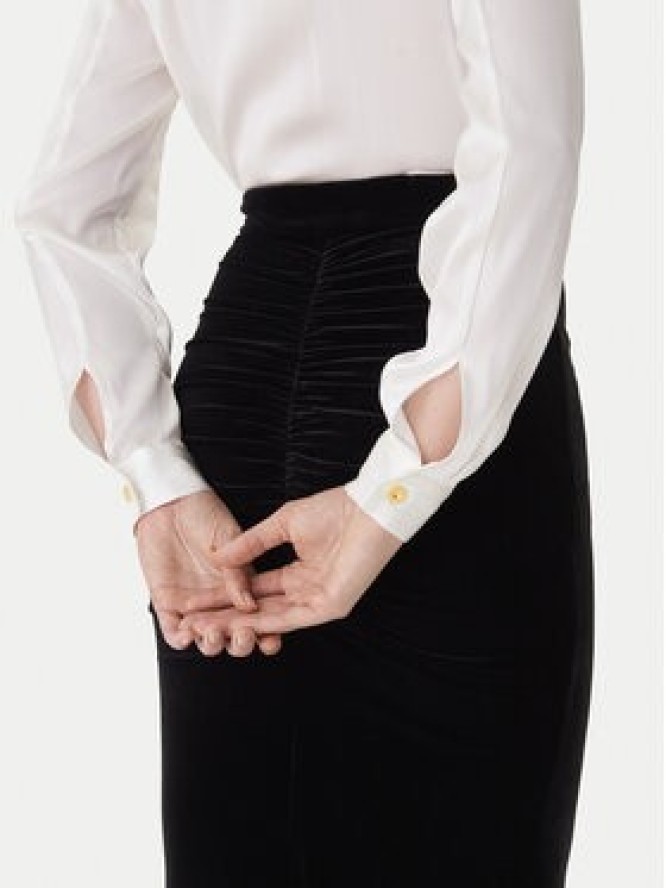 Elisabetta Franchi Sukienka wieczorowa AB-R46-57E2-V100 Biały Regular Fit