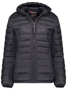 Geographical Norway Kurtka pikowana "Carlitilimo" w kolorze czarnym rozmiar: S