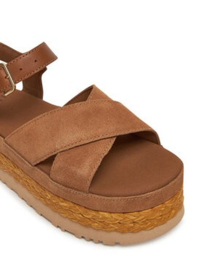 Ugg Espadryle W Aubrey Ankle Strap 1167471 Brązowy