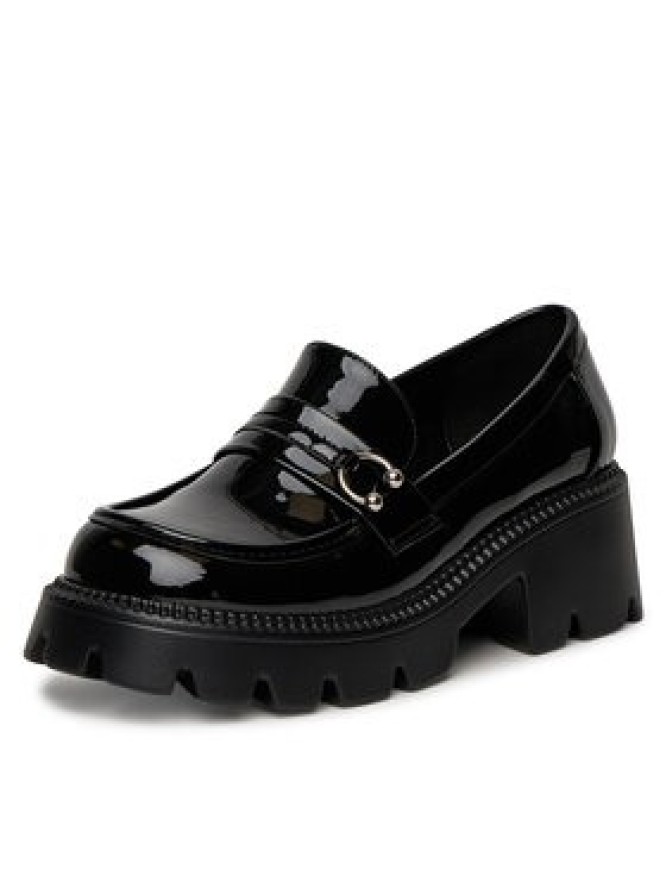 DeeZee Loafersy HLD-2016-1 Czarny