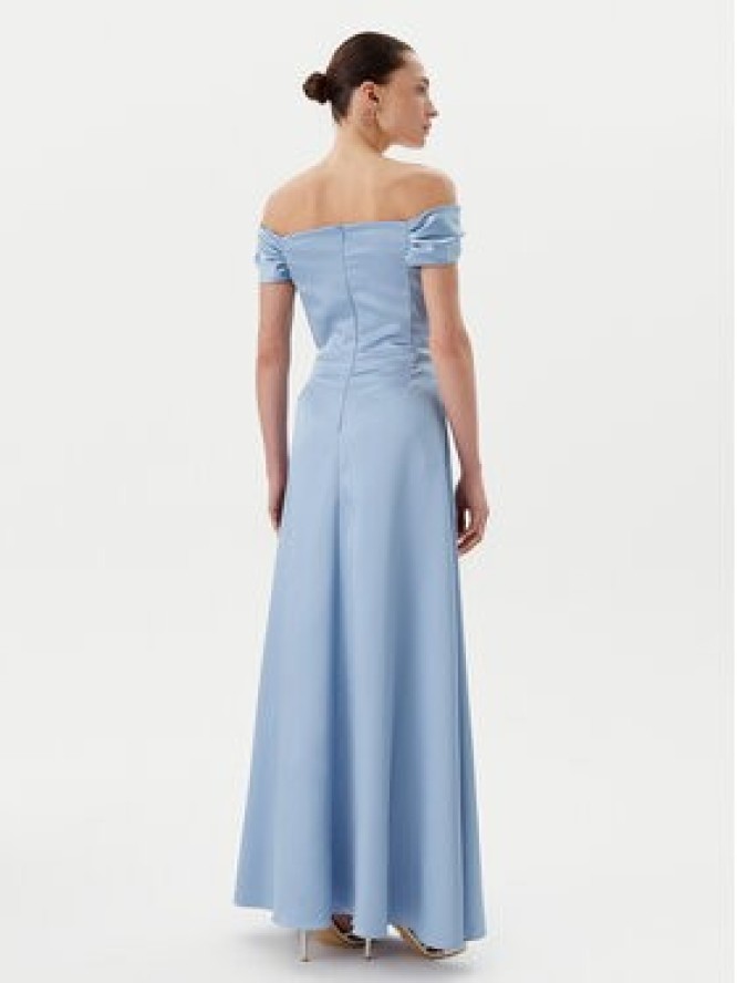 Rinascimento Sukienka wieczorowa CFC0123802003 Błękitny Regular Fit