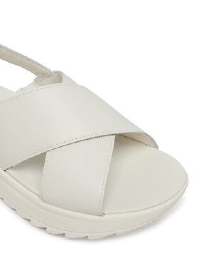 Clarks Sandały DashLite Wish 26186583 Biały