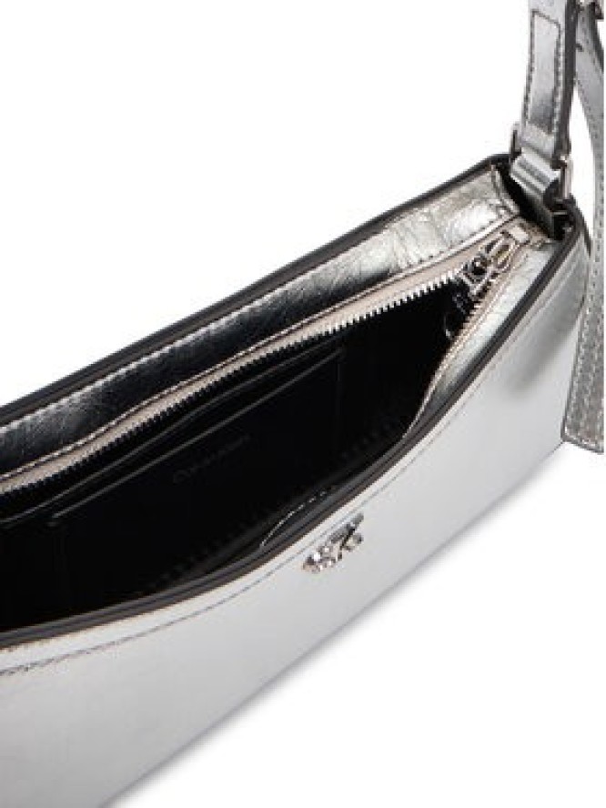 Calvin Klein Torebka Ck Metallic Small Shoulder Bag LV04F3304G Srebrny