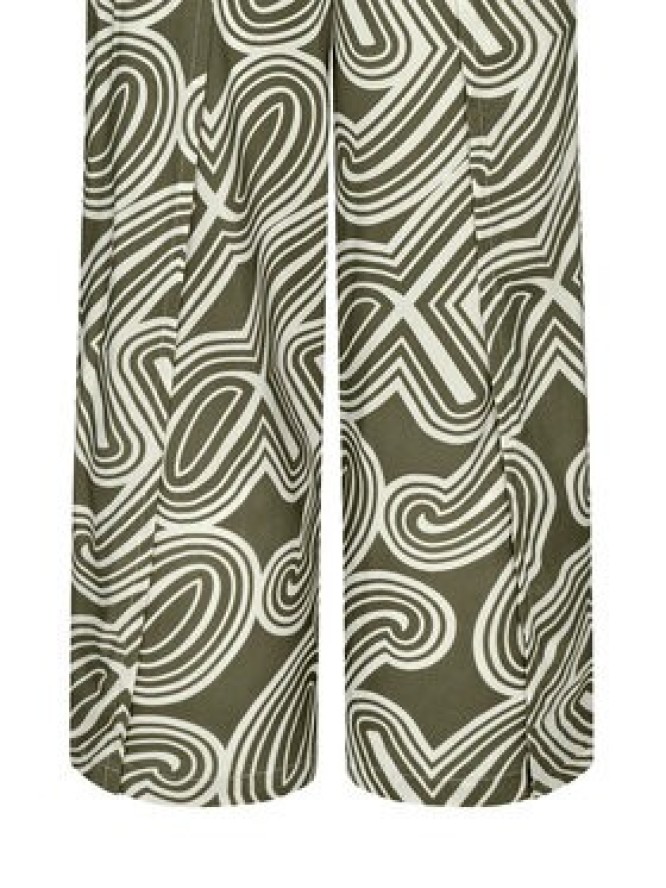 Triumph Spodnie materiałowe Beach MyWear 10222189 Zielony Wide Leg