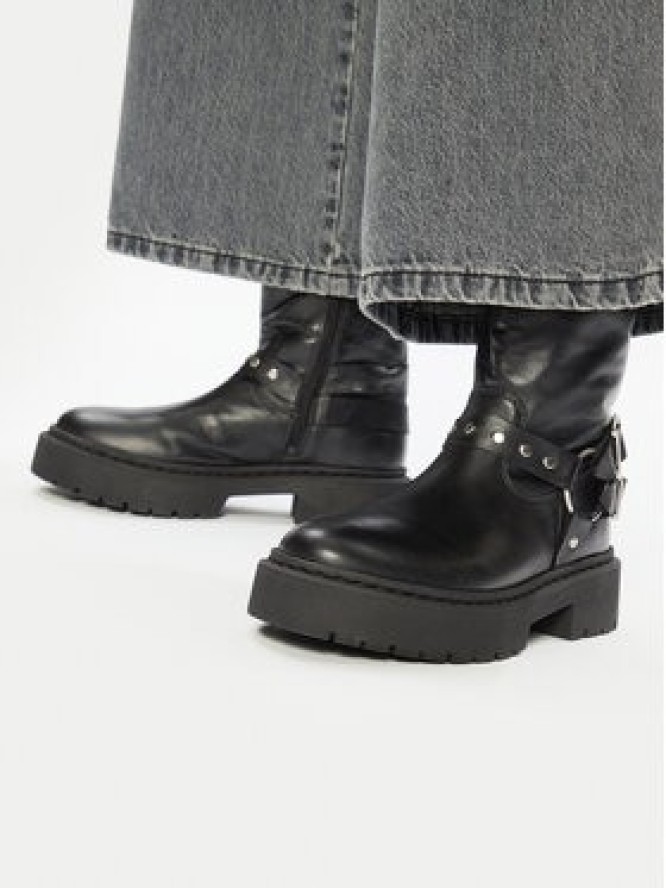 Steve Madden Botki Zwart SM11003405 Czarny