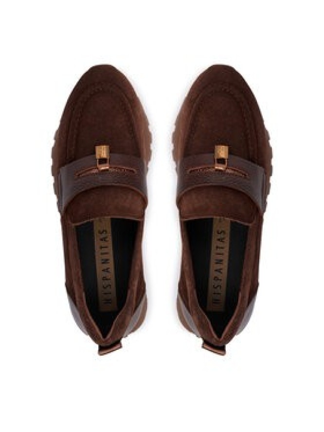 Hispanitas Sneakersy Oregon HI265166 C002 Brązowy ciemny
