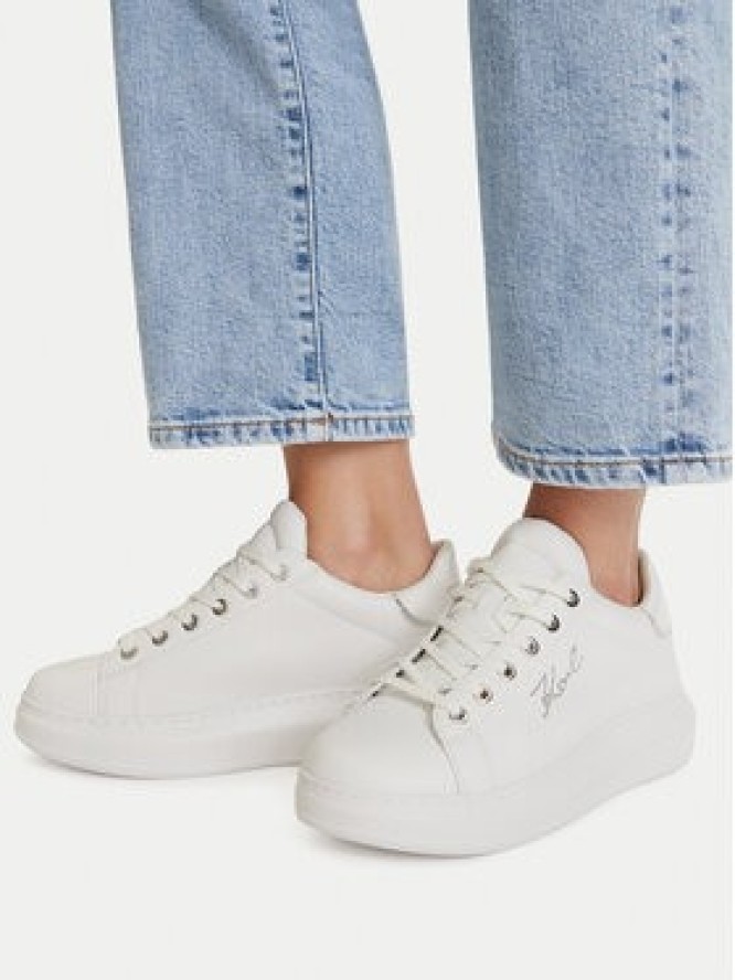 KARL LAGERFELD Sneakersy Kapri KL62518 Biały