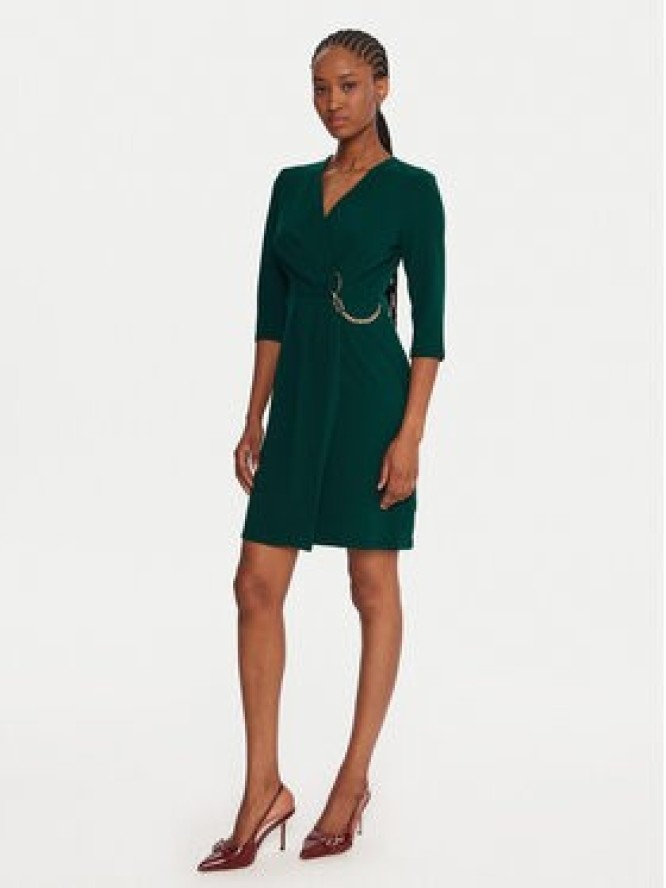 Rinascimento Sukienka koktajlowa CFC0020071002 Zielony Regular Fit