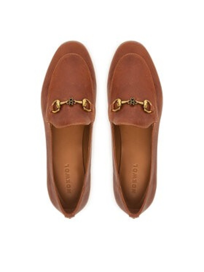 Nokwol Loafersy Gale Brązowy