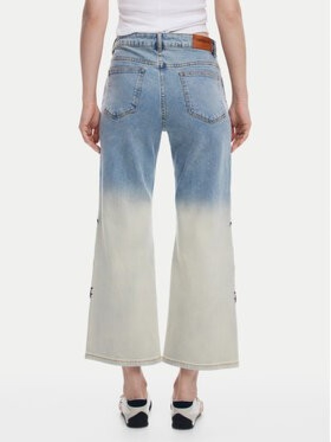 Desigual Jeansy Texas 25SWDD01 Niebieski Straight Fit