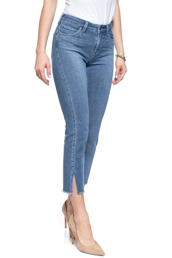 SPODNIE DAMSKIE LEE ELLY CROPPED RAW HEM BODY OPTIX L32RQYYF 112107698