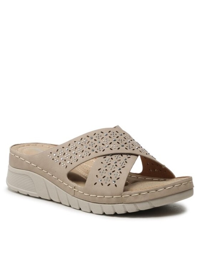 Clara Barson Klapki WS8054-02 Beżowy