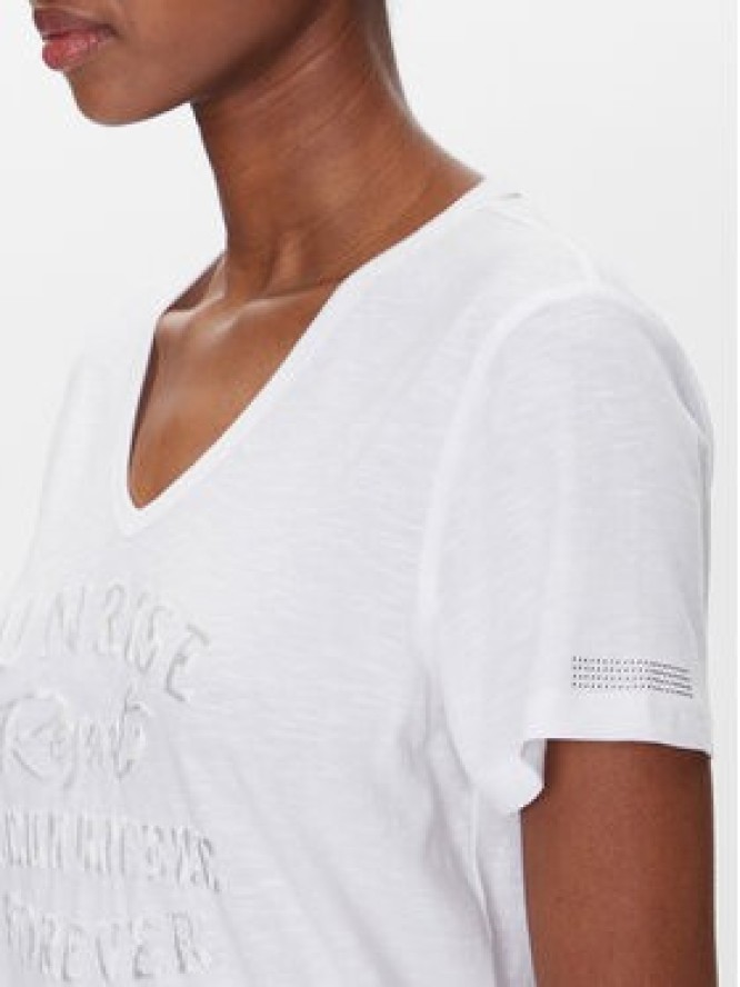 Olsen T-Shirt 11105057 Biały Regular Fit