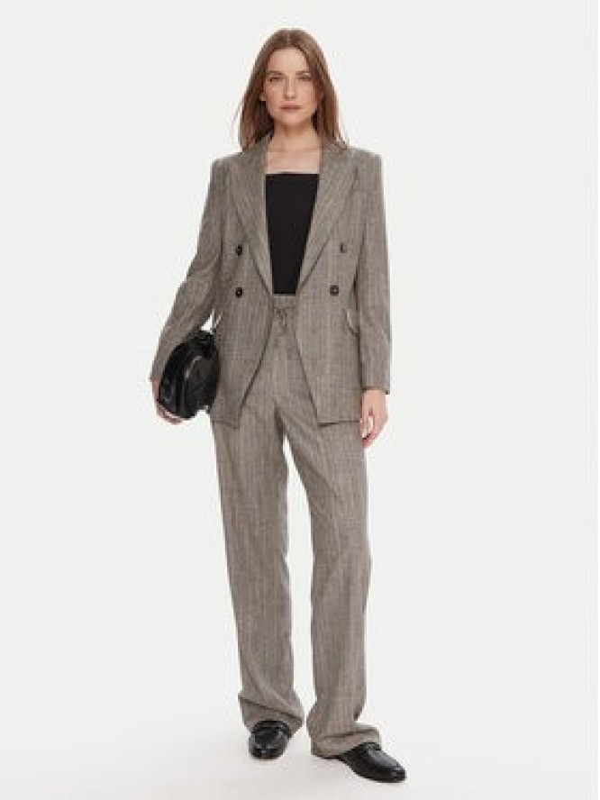 Marella Marynarka Rob 2523046081 Szary Regular Fit