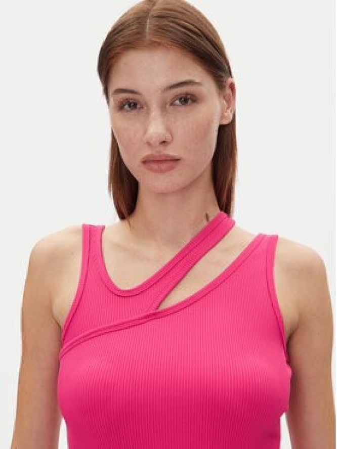 HUGO Top Datruss 50537044 Różowy Slim Fit