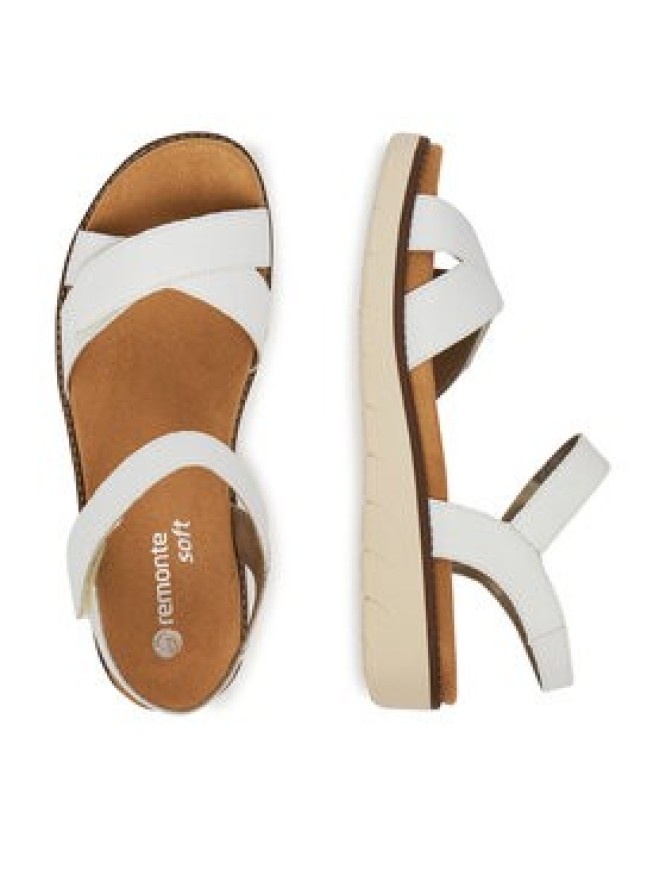 Remonte Sandały D2049-83 Biały