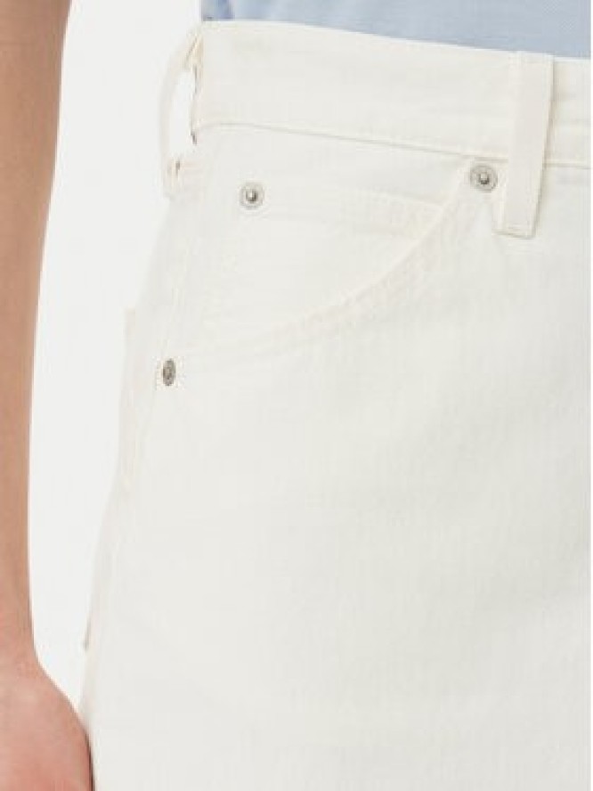 Levi's® Spódnica jeansowa 001VH-0002 Écru Regular Fit