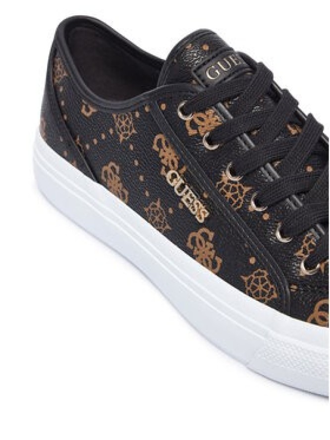 Guess Sneakersy FLTJ10 FAL12 Brązowy ciemny