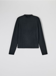 Koszulka ze stójką - czarny