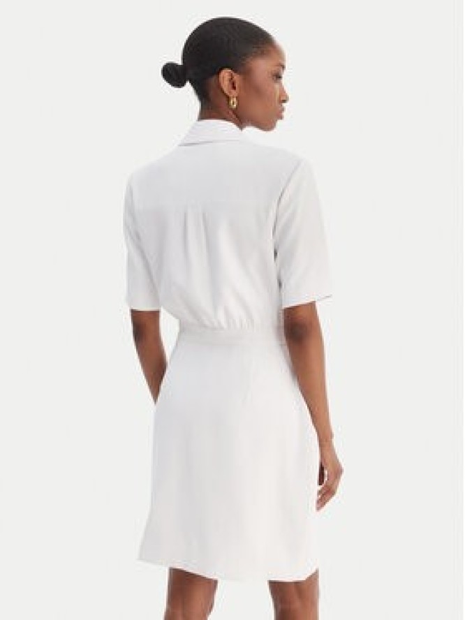 Fracomina Sukienka koktajlowa FS25SD1001W47601 Biały Regular Fit