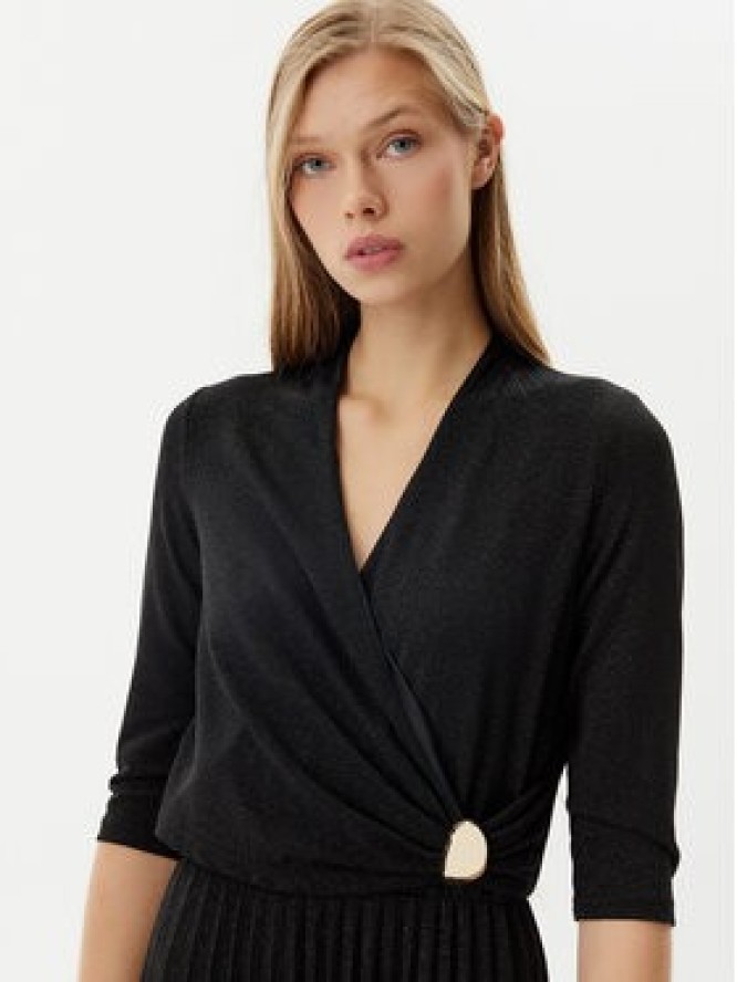 Rinascimento Sukienka koktajlowa CFC0122980003 Czarny Regular Fit