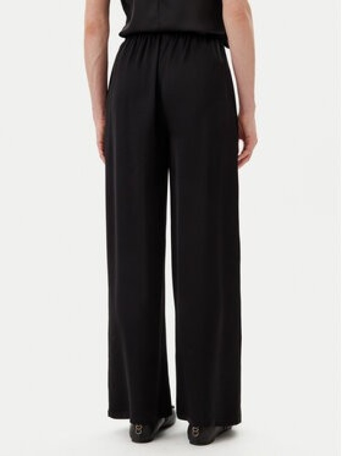 Eleh Spodnie palazzo ESS250049 Czarny Regular Fit