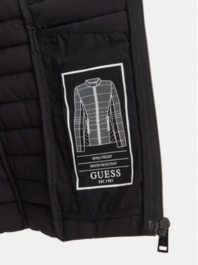 Guess Kurtka przejściowa W6YL16 W2891 Czarny Slim Fit