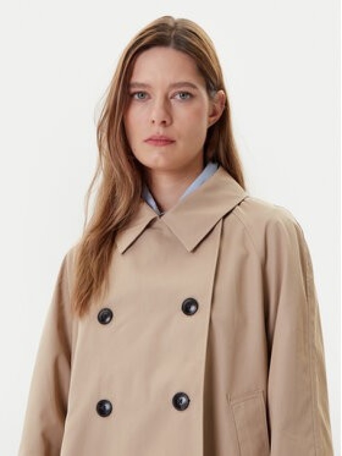 Tommy Hilfiger Trencz WW0WW45618 Beżowy Regular Fit