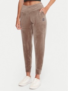 DKNY Sport Spodnie dresowe DP5P3710 Beżowy Regular Fit