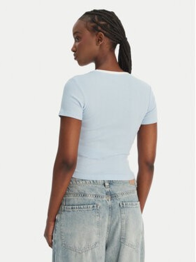 Guess Jeans T-Shirt W6GPA9 KF641 Błękitny Slim Fit