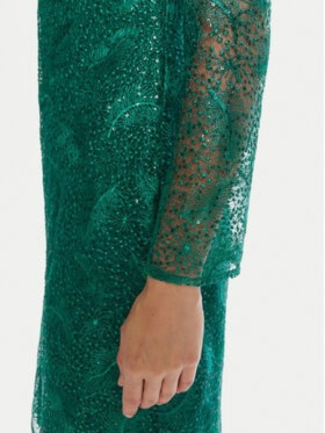 Bruuns Bazaar Sukienka koktajlowa Palm Yvona BBW4542 Zielony Regular Fit