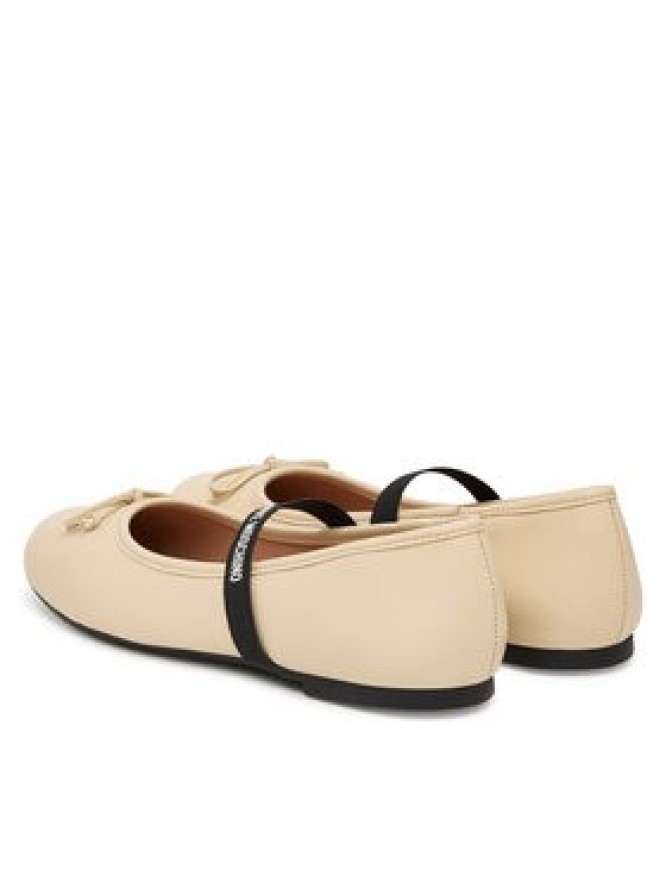 LOVE MOSCHINO Baleriny JA11121G1OIE0110 Écru