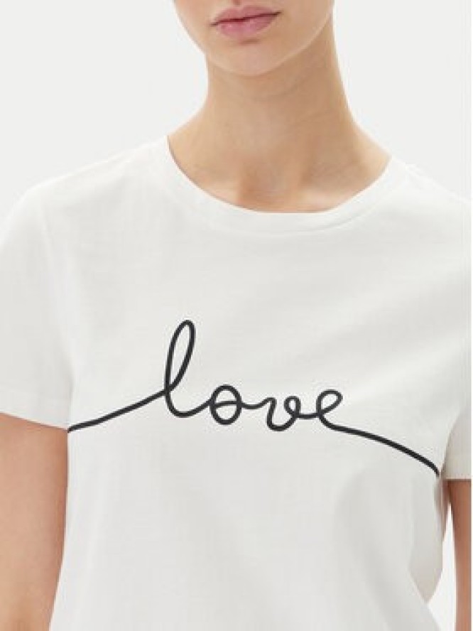 Vero Moda T-Shirt Kami 10332587 Biały Relaxed Fit