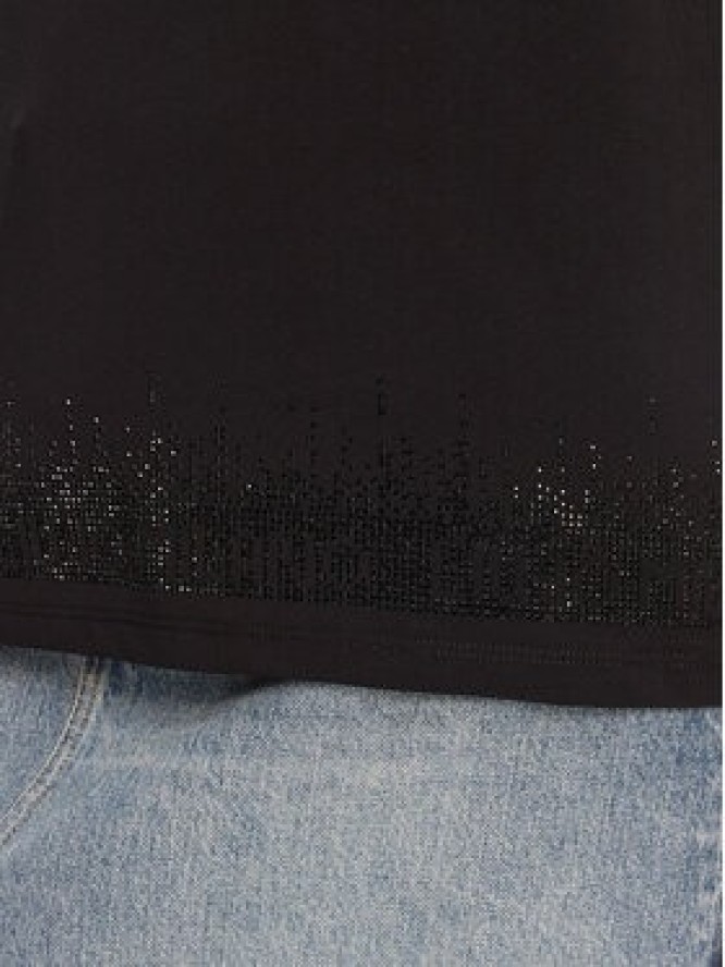 Liu Jo Sport T-Shirt TA5180 JS923 Czarny Regular Fit