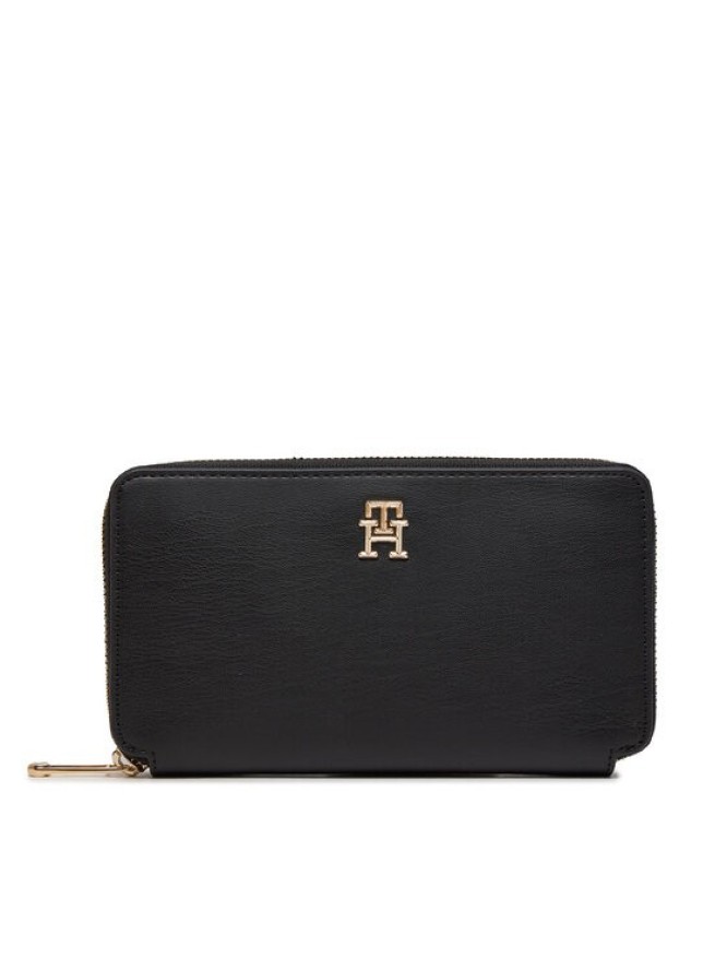 Tommy Hilfiger Portfel Iconic Tommy Large Za AW0AW16009 Czarny