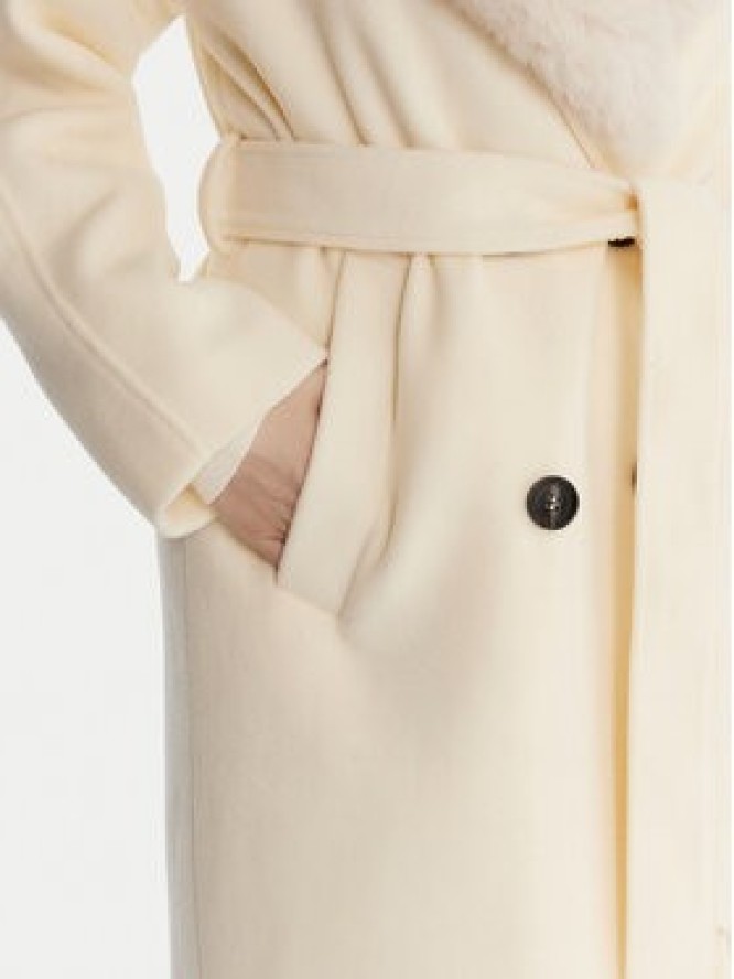 Artigli Płaszcz przejściowy ACCP002929 Écru Regular Fit