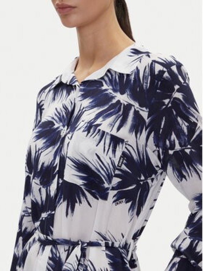 DKNY Sukienka koszulowa YI00052 Granatowy Regular Fit