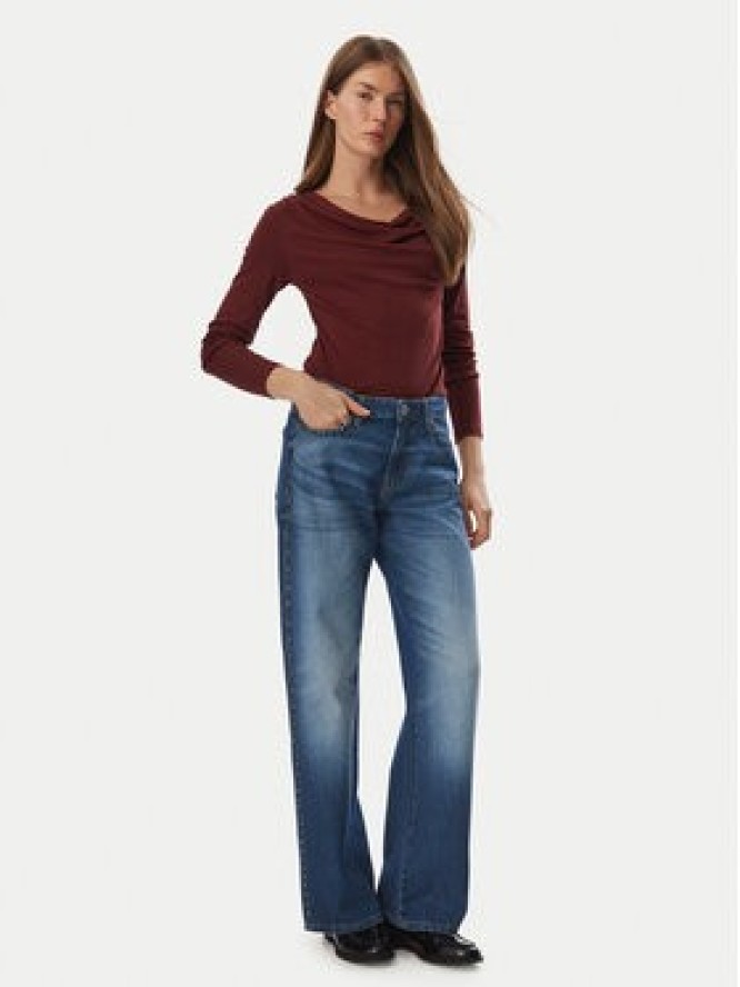 Guess Jeansy W6YA3W D1356 Niebieski Wide Leg