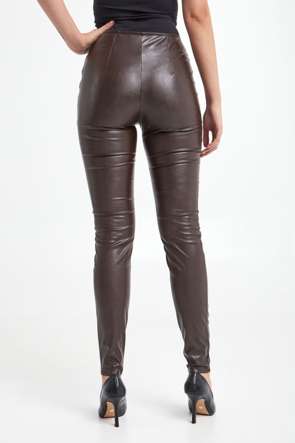 Spodnie damskie z ekoskóry BABYLON